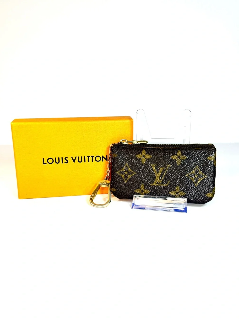 Louis Vuitton Monogram Canvas Pochette Clés Key Pouch | Box Included | CA1100